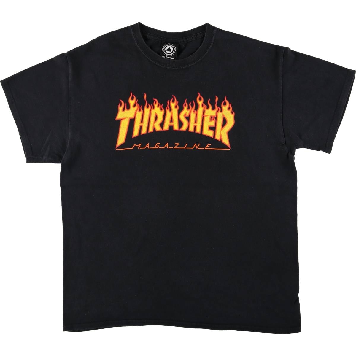 古着 スラッシャー THRASHER ファイヤーパターン サーフ スケートTシャツ メンズL相当/eaa578145