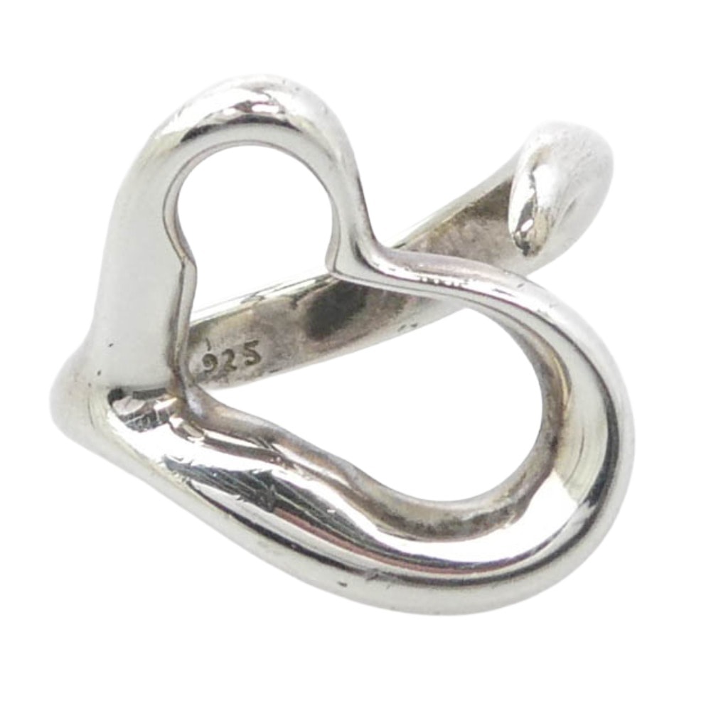 TIFFANY&Co. ティファニー リング オープンハート リング シルバー系 8号【中古】