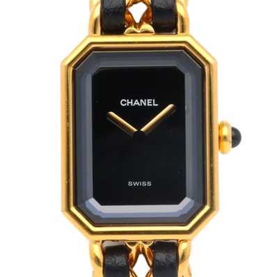 シャネル プルミエール S 腕時計 時計 GP H0001 クオーツ レディース 1年保証 CHANEL 中古