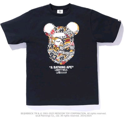 BAPE × LIBERTY WALK × MEDICOM TOYBE@RBRICK TEE(ベアブリック Tシャツ)