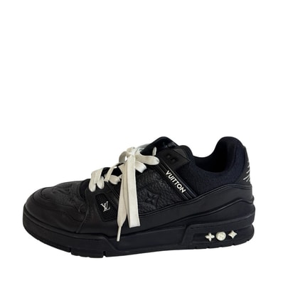 ルイヴィトン LOUIS VUITTON スニーカー LV トレイナーライン 1AARF1 ブラック