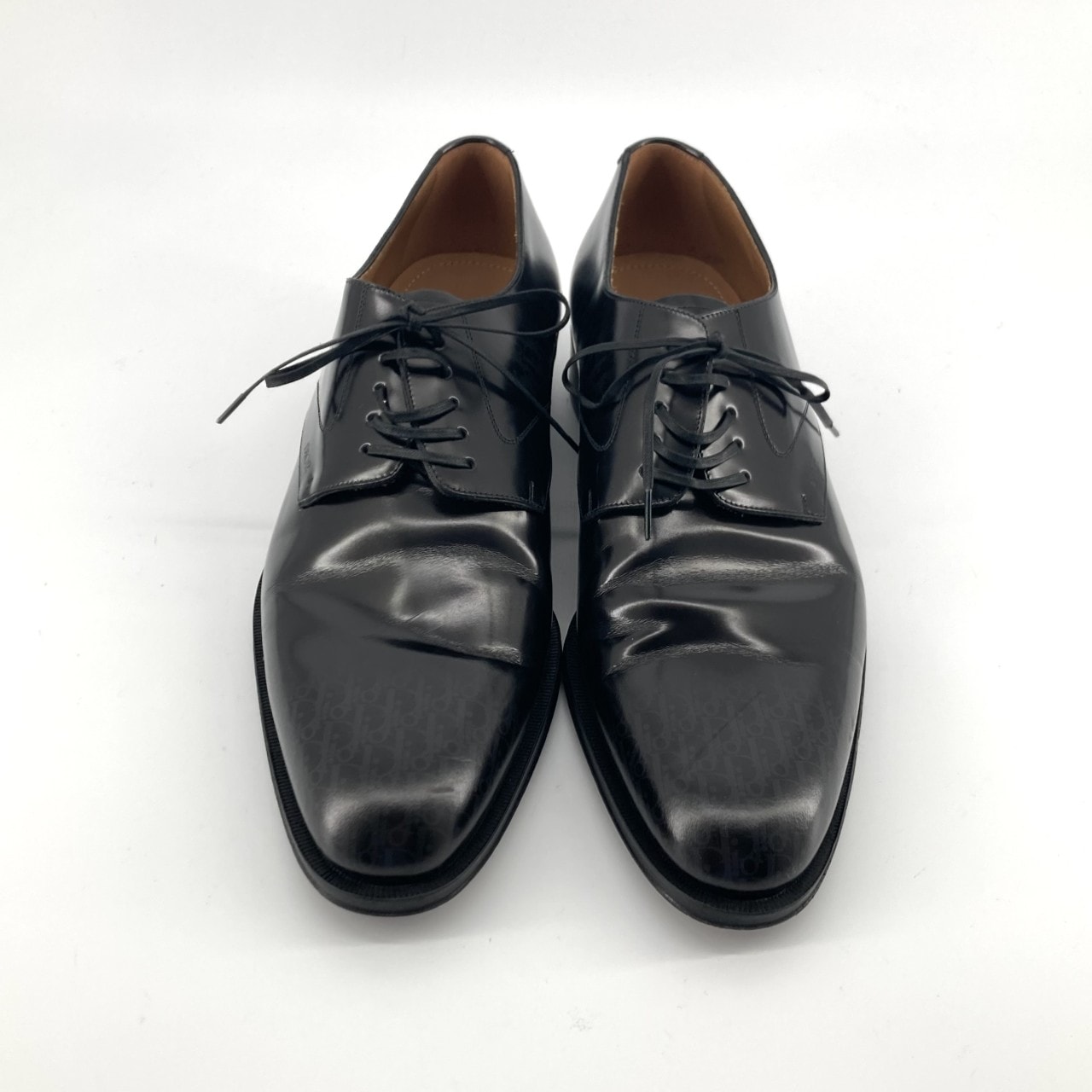 Christian Dior(クリスチャンディオール) タイムレスダービー #EU42 カーフレザー 3DE305YON ドレスシューズ ブラック