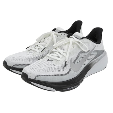 ナイキ AIR ZOOM ペガサス 42 ロード ランニング シューズ メンズ ホワイト×ブラック 30cm II7210-100 12(US)