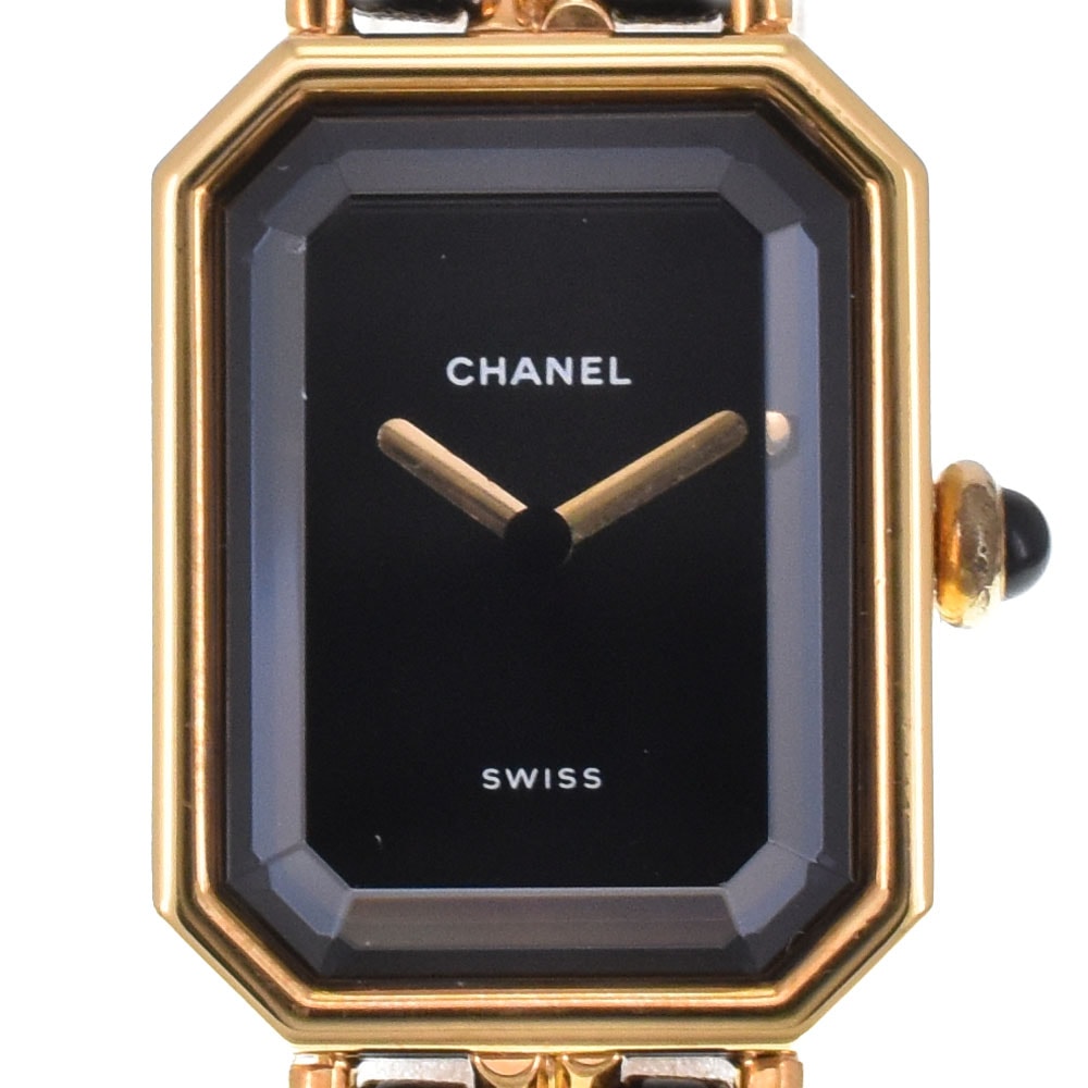 値下 シャネル CHANEL H0001 プルミエール S クォーツ レディース 美品 D#144513