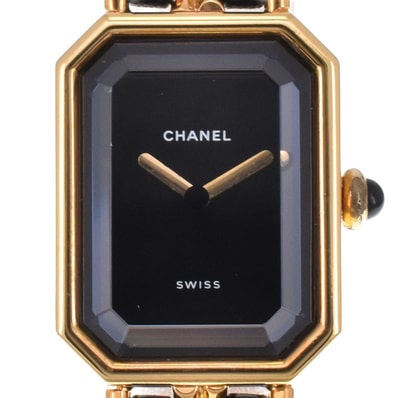 値下 シャネル CHANEL H0001 プルミエール S クォーツ レディース 美品 D#144513