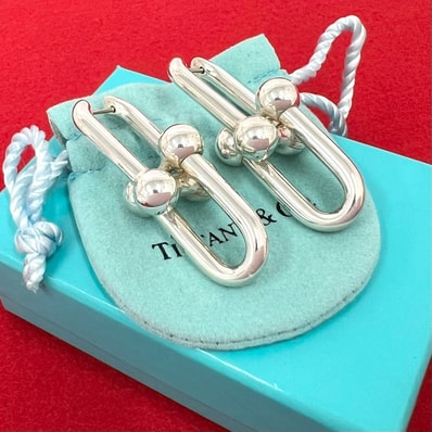 TIFFANY&Co. ティファニー ハードウェア エクストララージ リンク ピアス シルバー925 ピアス シルバー
44784
