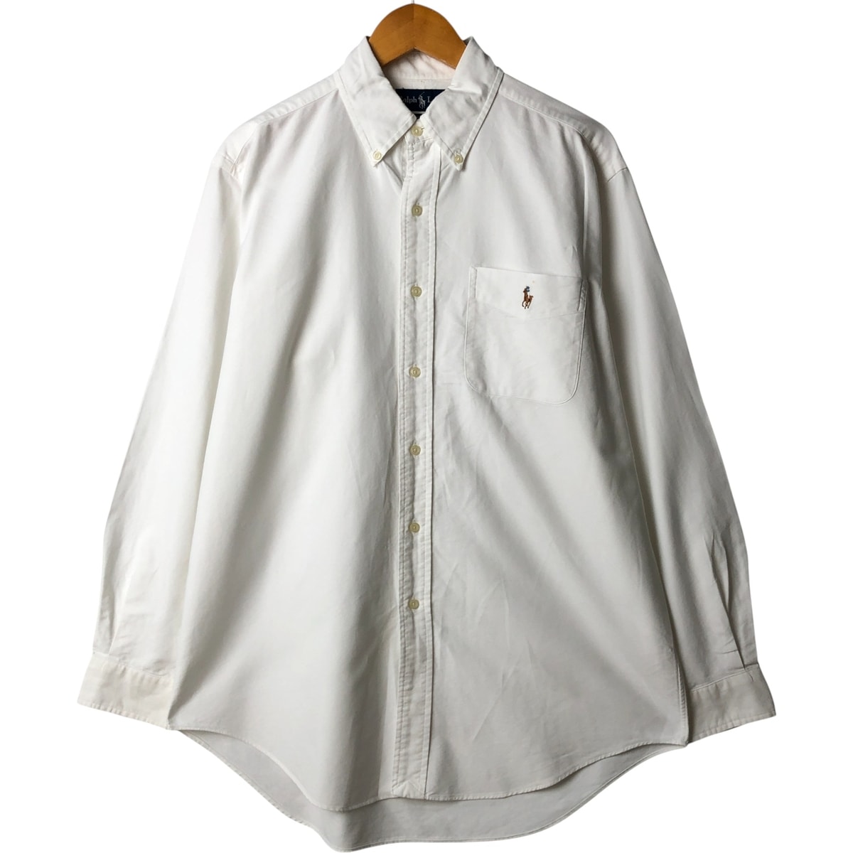 古着 ラルフローレン Ralph Lauren CLASSIC FIT 長袖 ボタンダウンシャツ メンズM相当/eaa589177