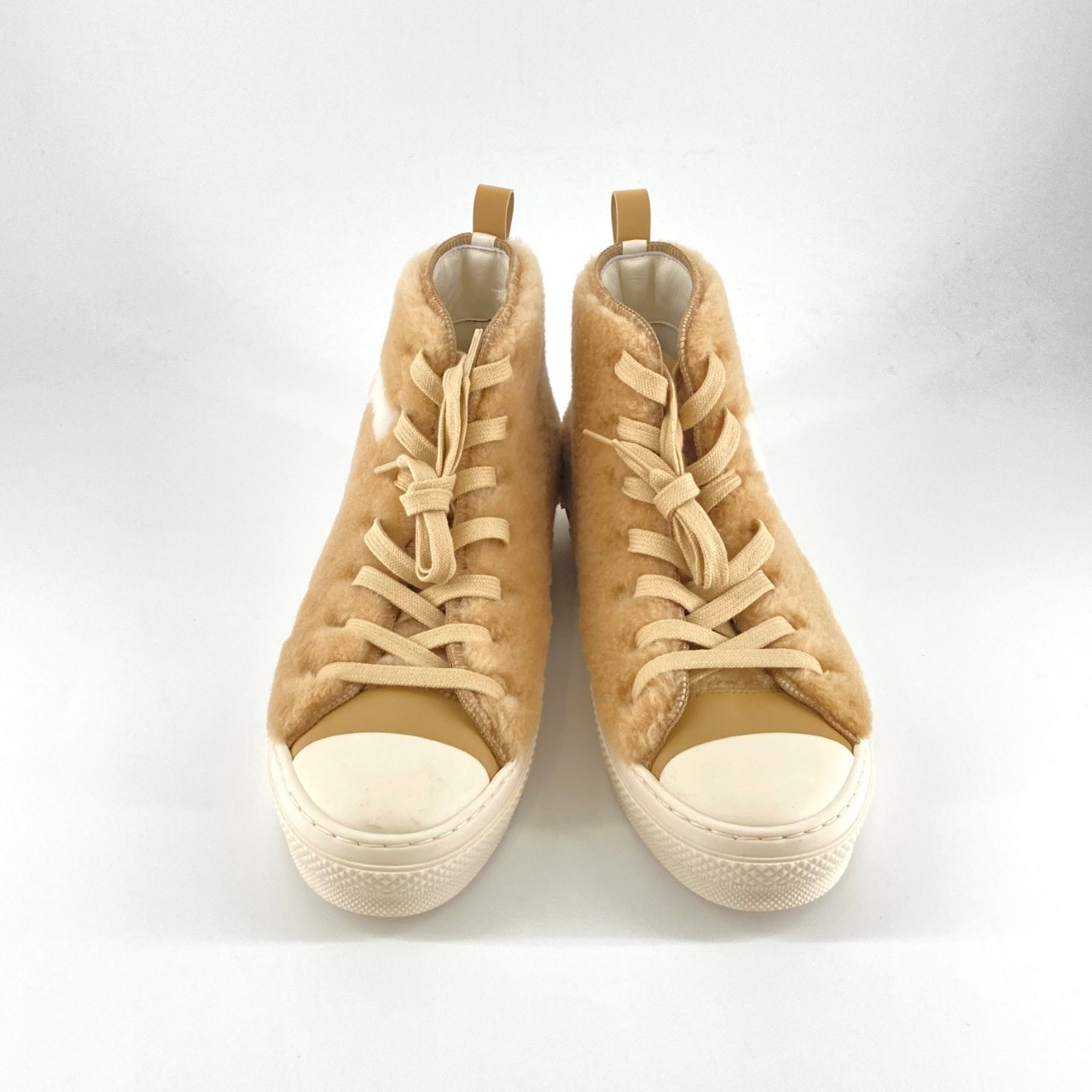 Dior(ディオール) ×ERLコラボ B23 ラビットモチーフ #42 ハイカット スニーカー ベージュ