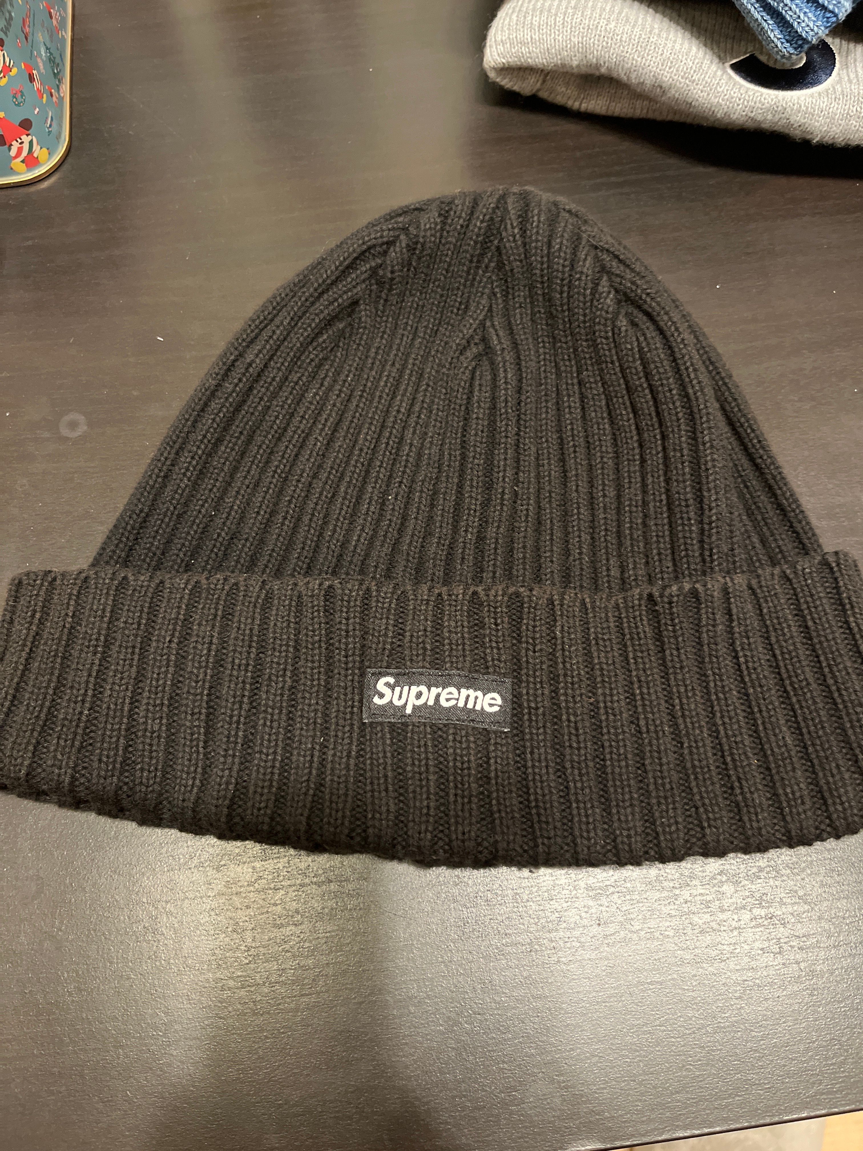 Supreme SS22 Overdyed Beanie "Black"(22SS)