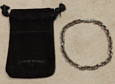 Chrome Hearts Paper Chain Bracelet "Silver"