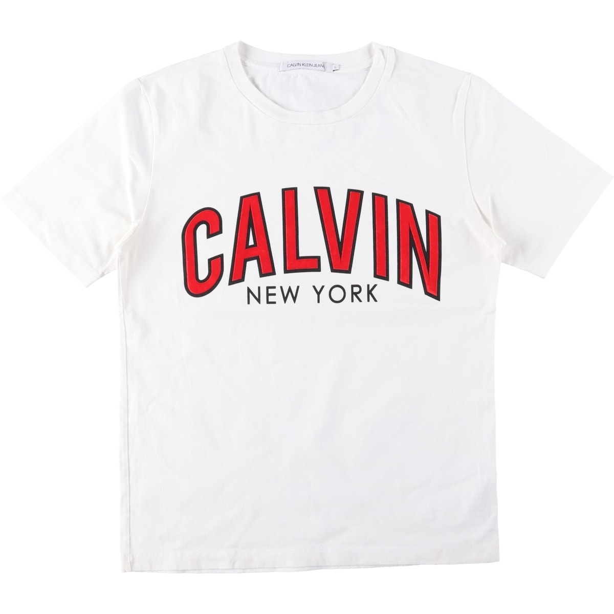 古着 カルバンクライン Calvin klein JEANS 半袖 ロゴTシャツ メンズL相当/eaa642002