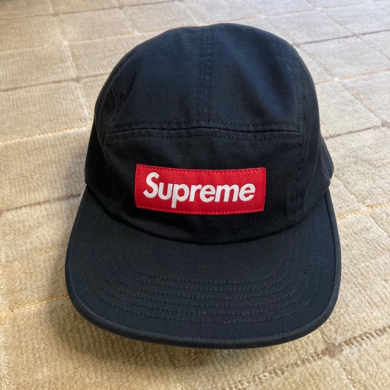 Supreme Washed Chino Twill Camp Cap