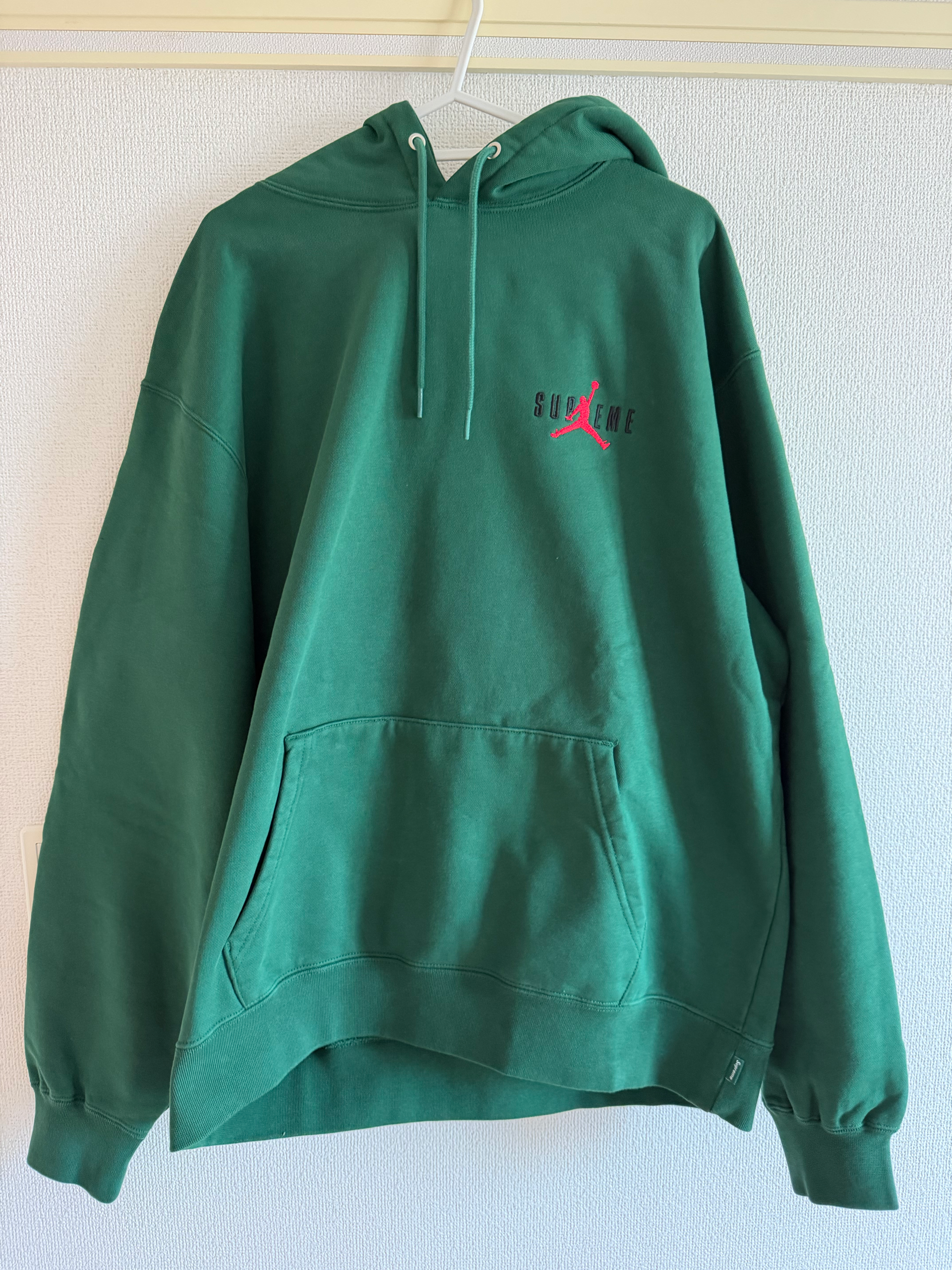 Supreme x Jordan Hooded Sweatshirt "Green"