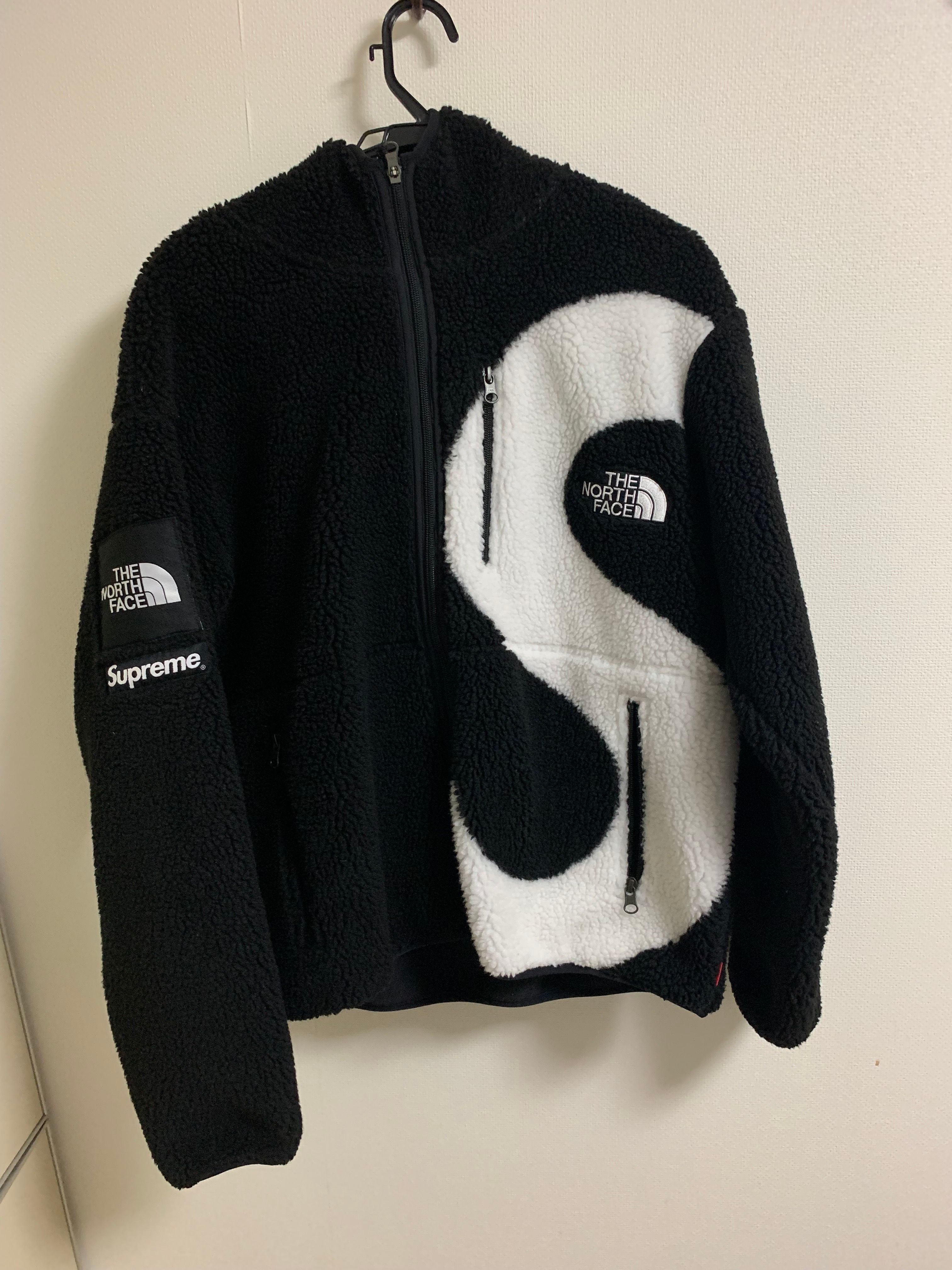 Supreme x The North Face S Logo Hooded Fleece Jacket "Black"