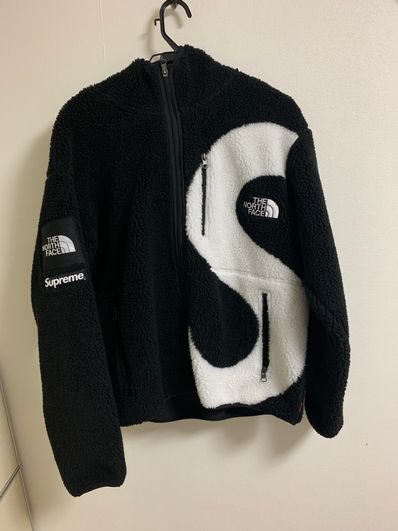 Supreme x The North Face S Logo Hooded Fleece Jacket "Black"