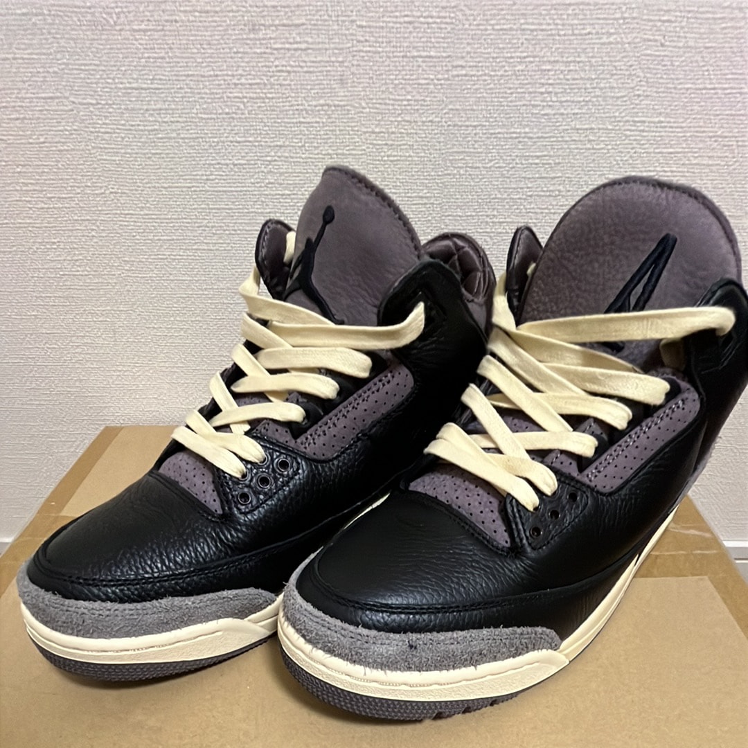 A Ma Maniere × Nike Women's Air Jordan 3 Retro OG SP "Black and Flat Pewter/WYWS"