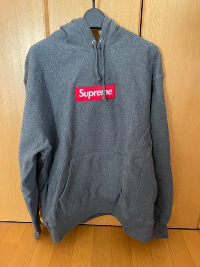 Supreme Box Logo Hooded Sweatshirt "Charcoal" (21FW)
