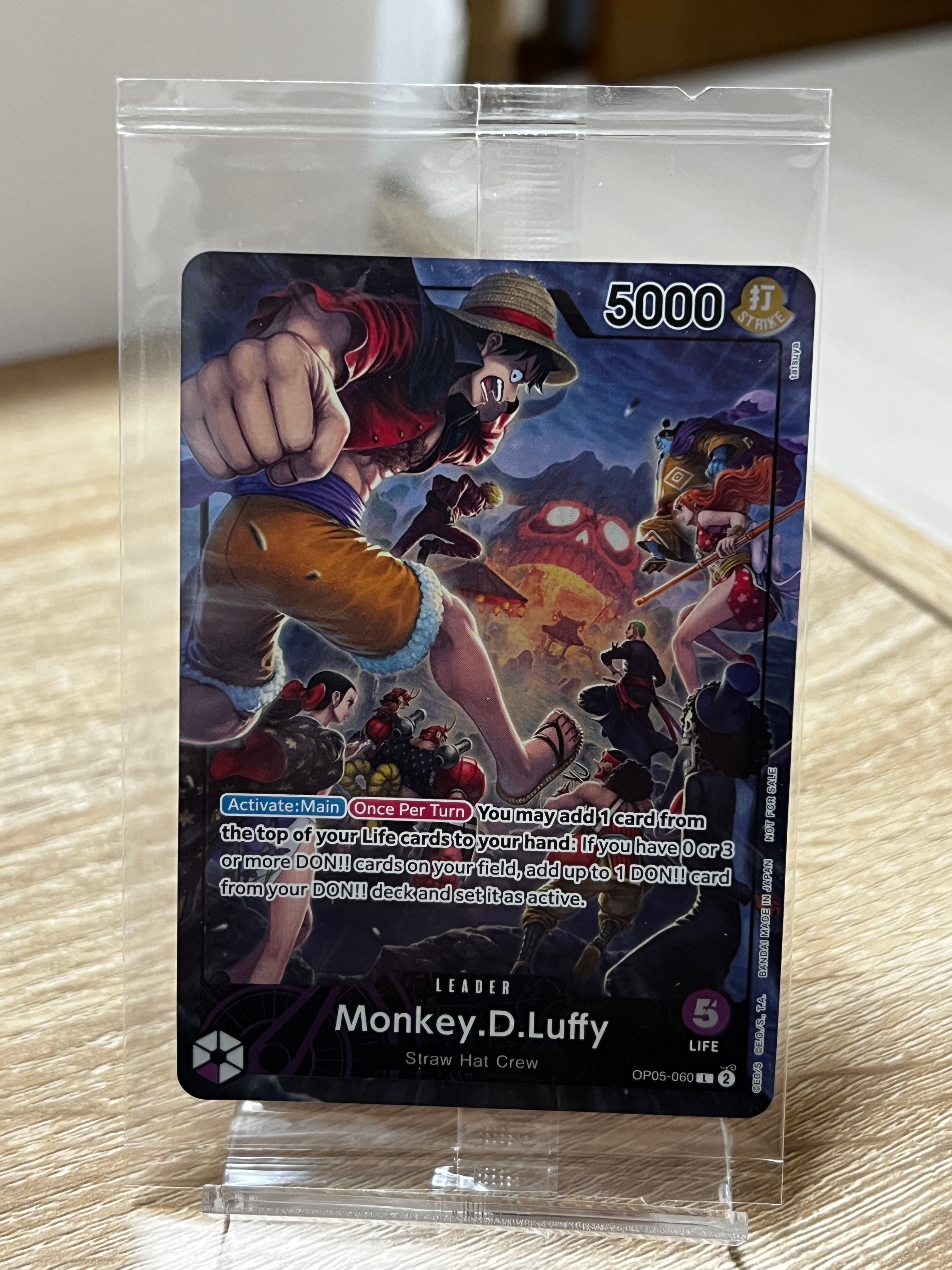 モンキー・D・ルフィ L [OP05-060]【英語版】（PSA限定コラボプロモ