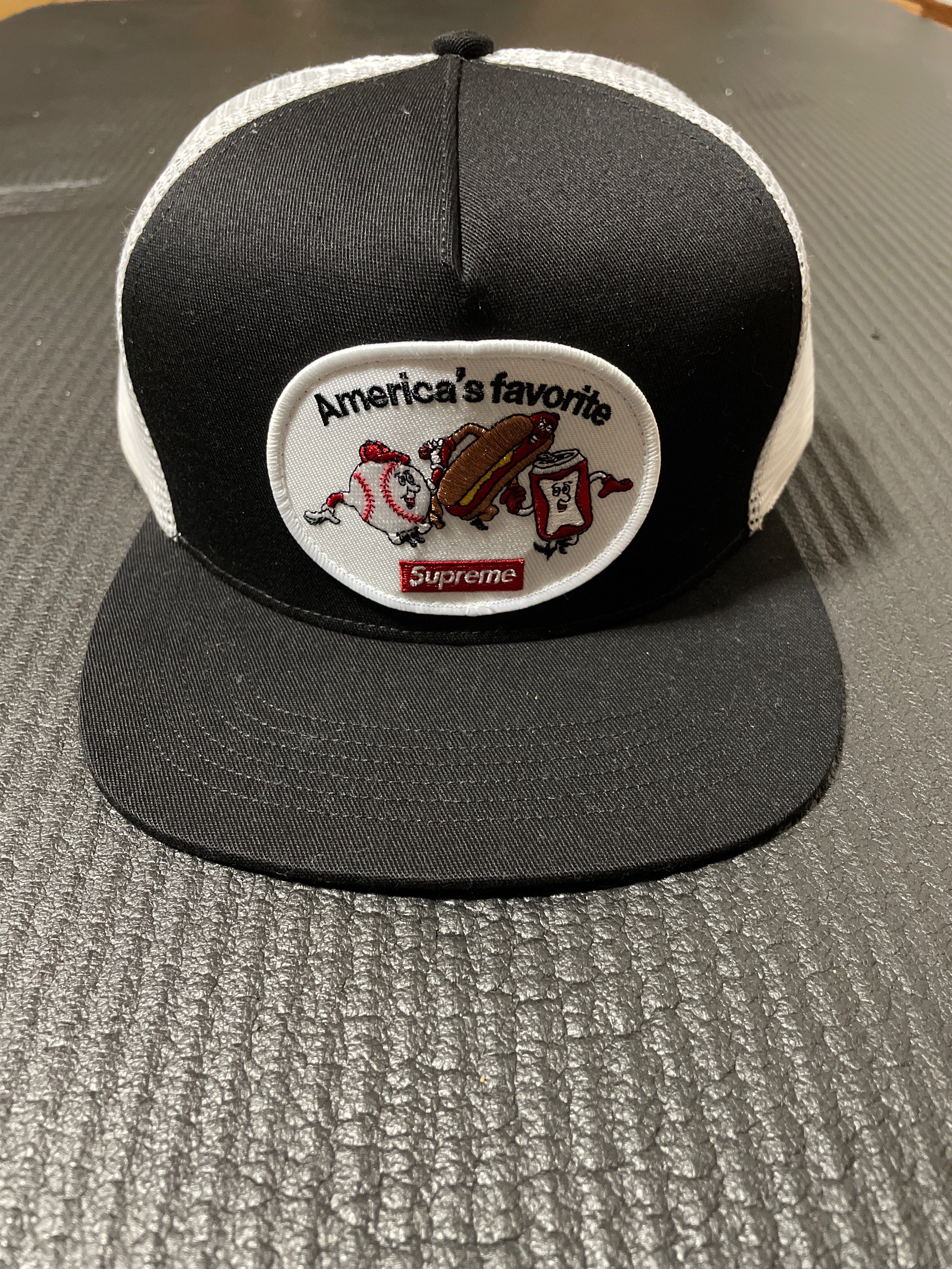 Supreme America's Favorite Mesh Back 5-Panel "Black"