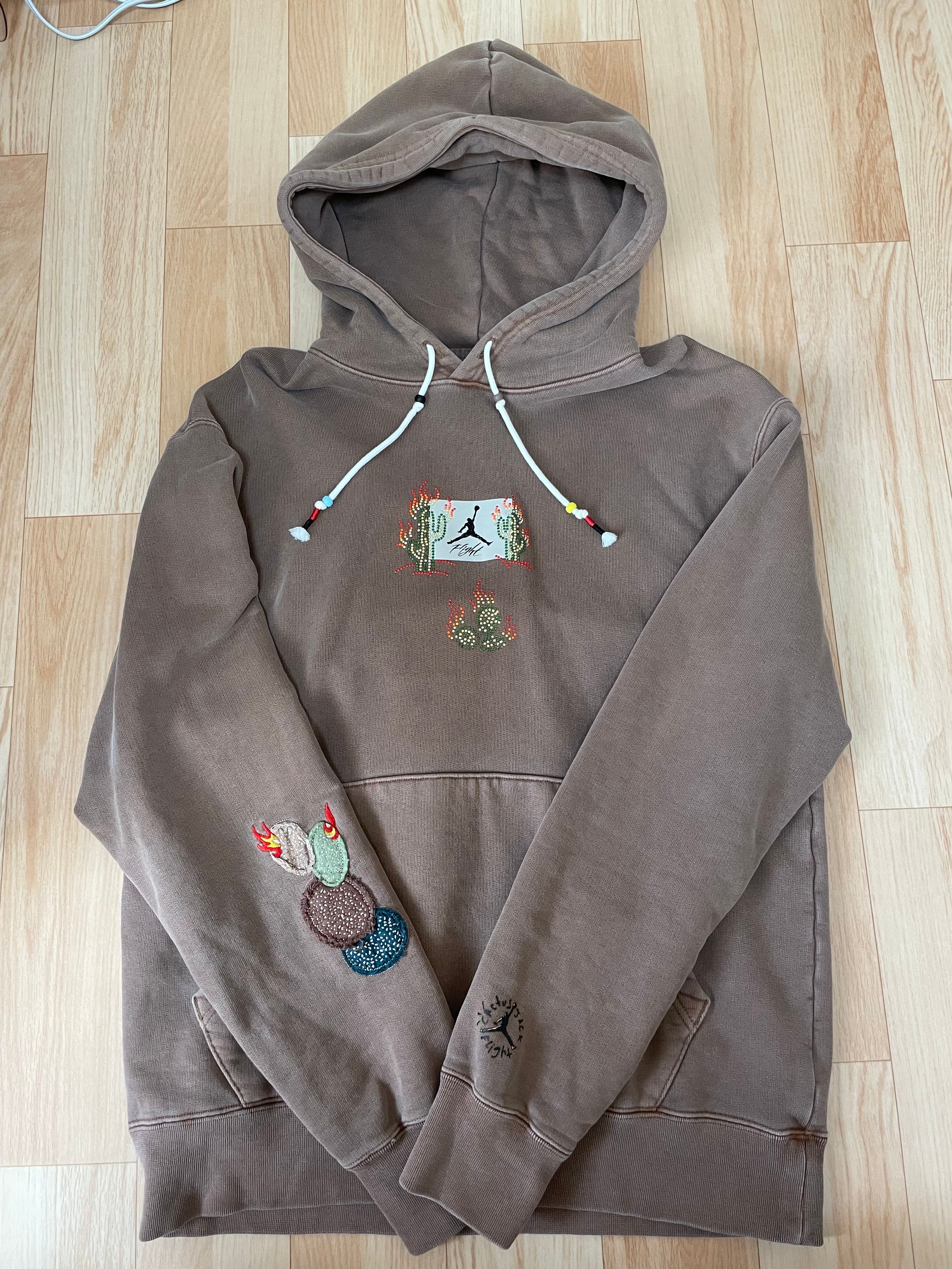 Travis Scott x Air Jordan Brand M J TS Hoodie "Archaeo Brown"