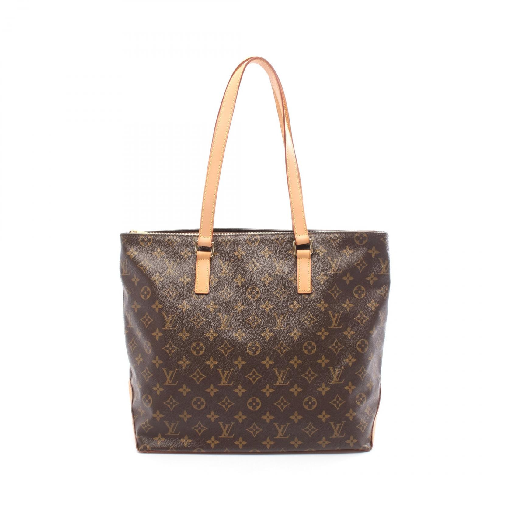 ルイ・ヴィトン LOUIS VUITTON カバメゾ トートバッグ バッグ PVCコーティングキャンバス レザー モノグラム レディース ブラウン系 M51151 【中古】