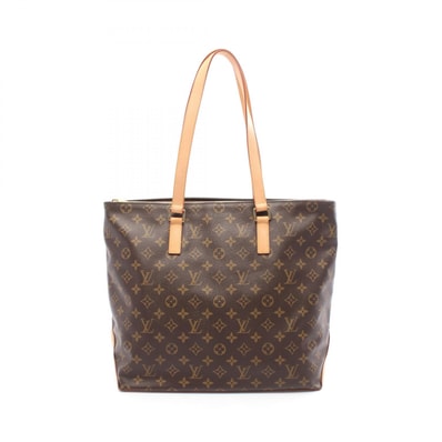 ルイ・ヴィトン LOUIS VUITTON カバメゾ トートバッグ バッグ PVCコーティングキャンバス レザー モノグラム レディース ブラウン系 M51151 【中古】