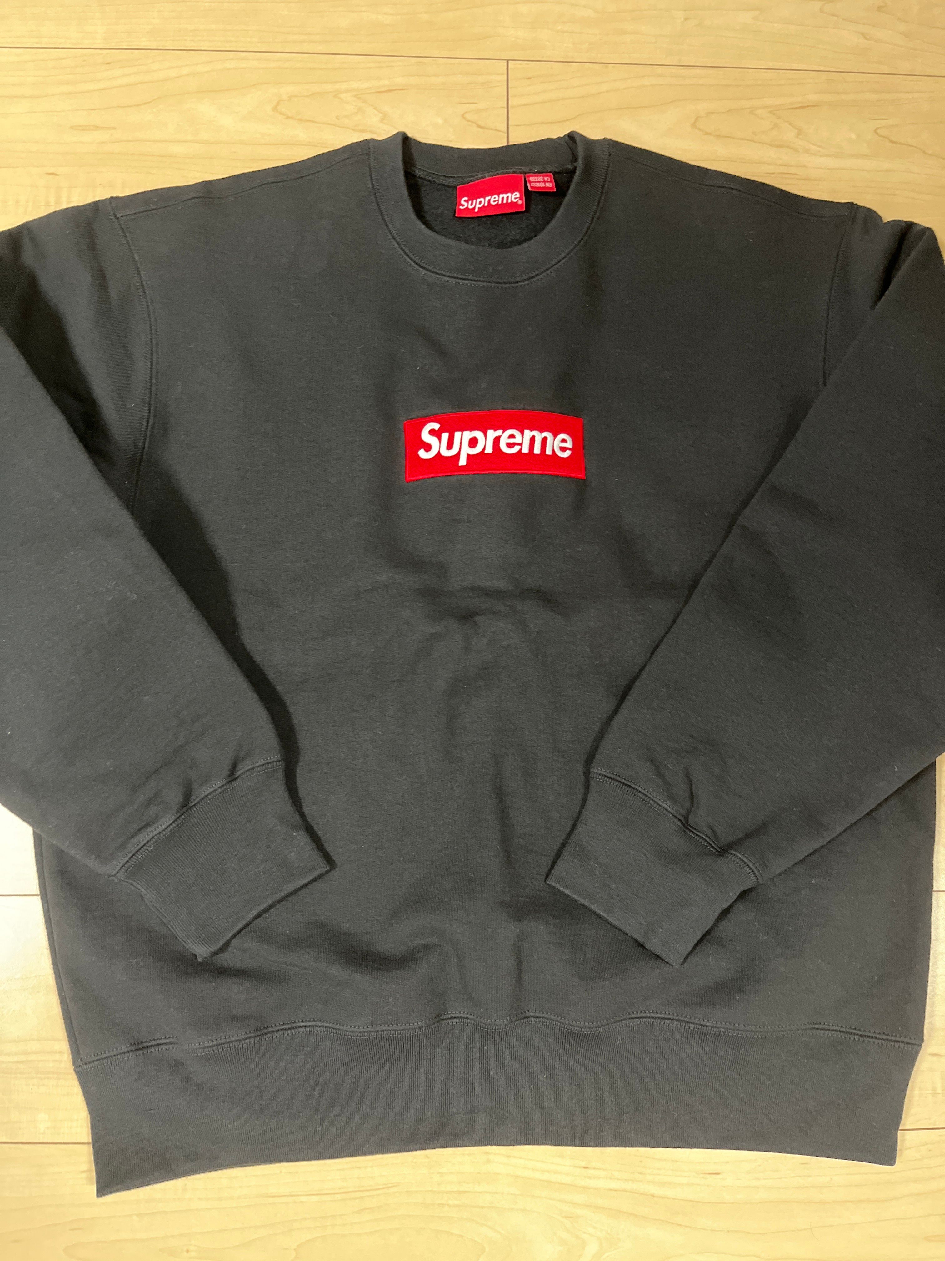 Supreme Box Logo Crewneck "Black" (22FW)