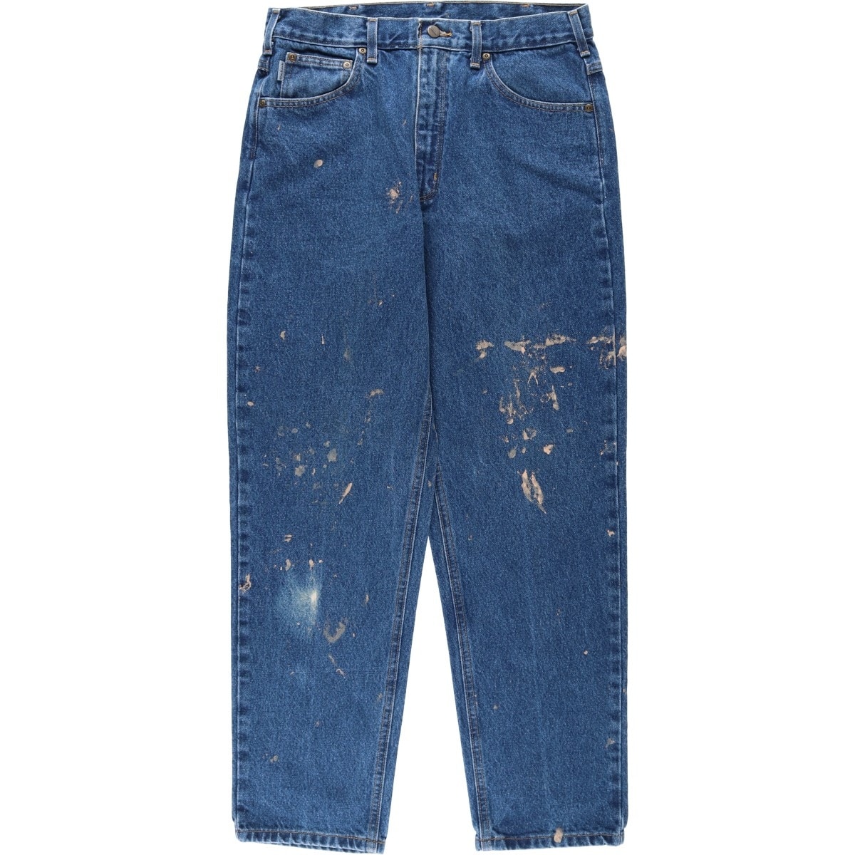 古着 カーハート Carhartt RELAXED FIT ペイント テーパードデニムパンツ メンズw33相当/eaa631095