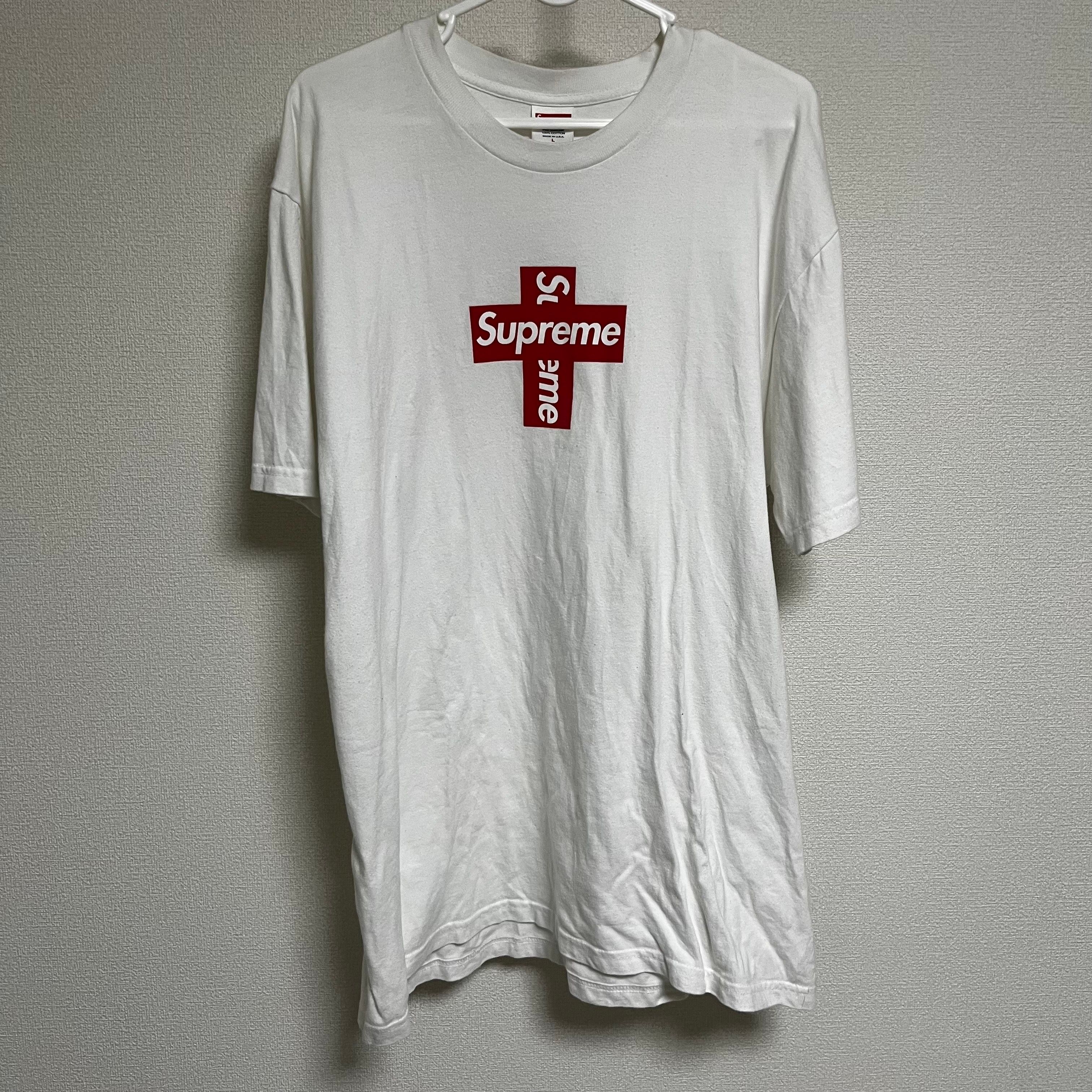 Supreme Cross Box Logo Tee "White"