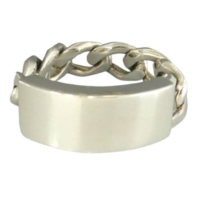TENDERLOIN テンダーロイン ID RING IDチェーン リング シルバー系 21.5号【中古】