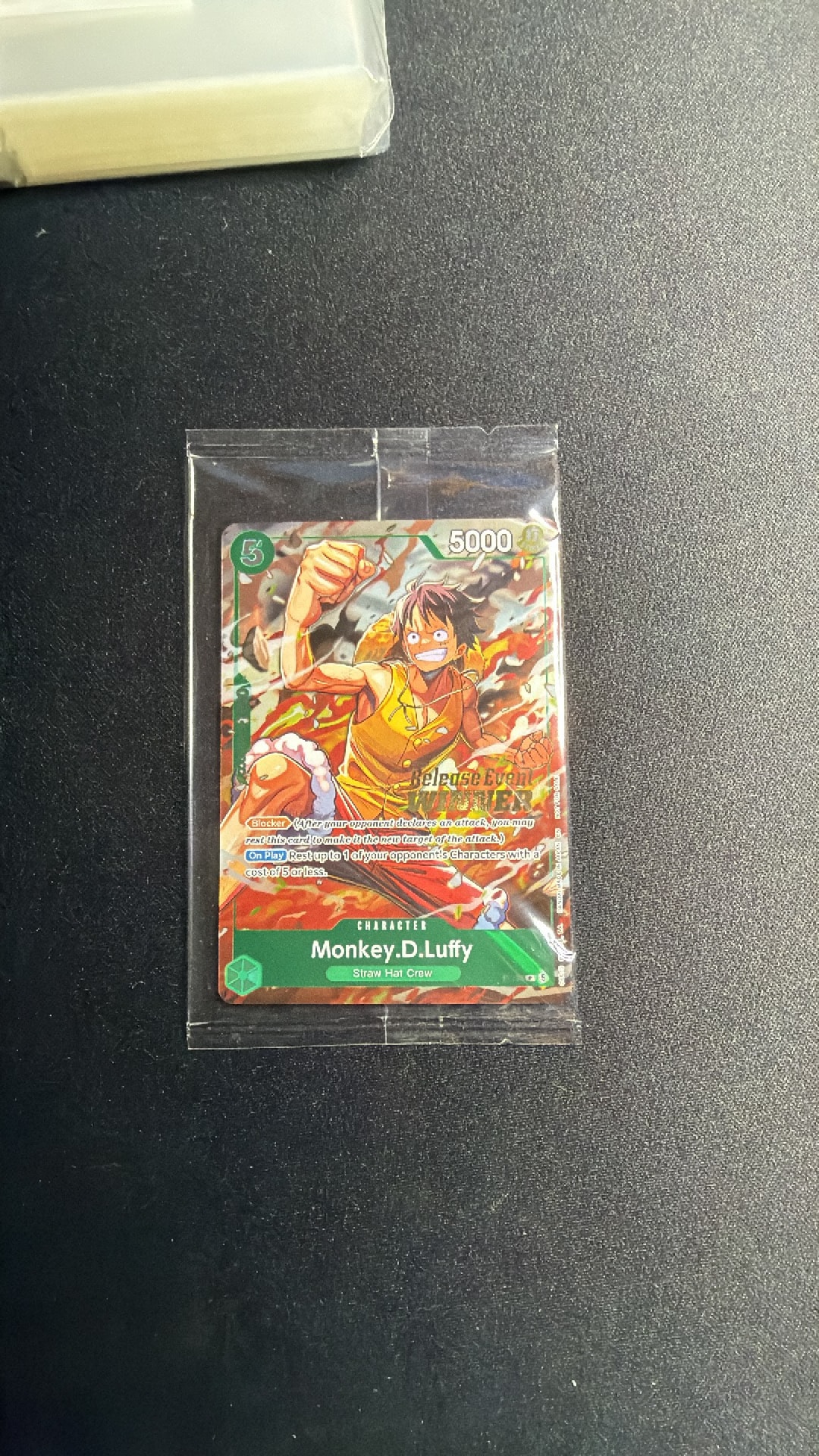 モンキー・D・ルフィ P :優勝記念品 [P-135]【英語版】(プロモーションカード「OP-16 リリースイベント」)