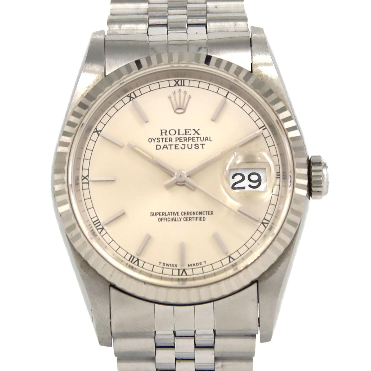 【ノーメンテナンス還元価格】ロレックス デイトジャスト 16234 SSxWG 自動巻 S番