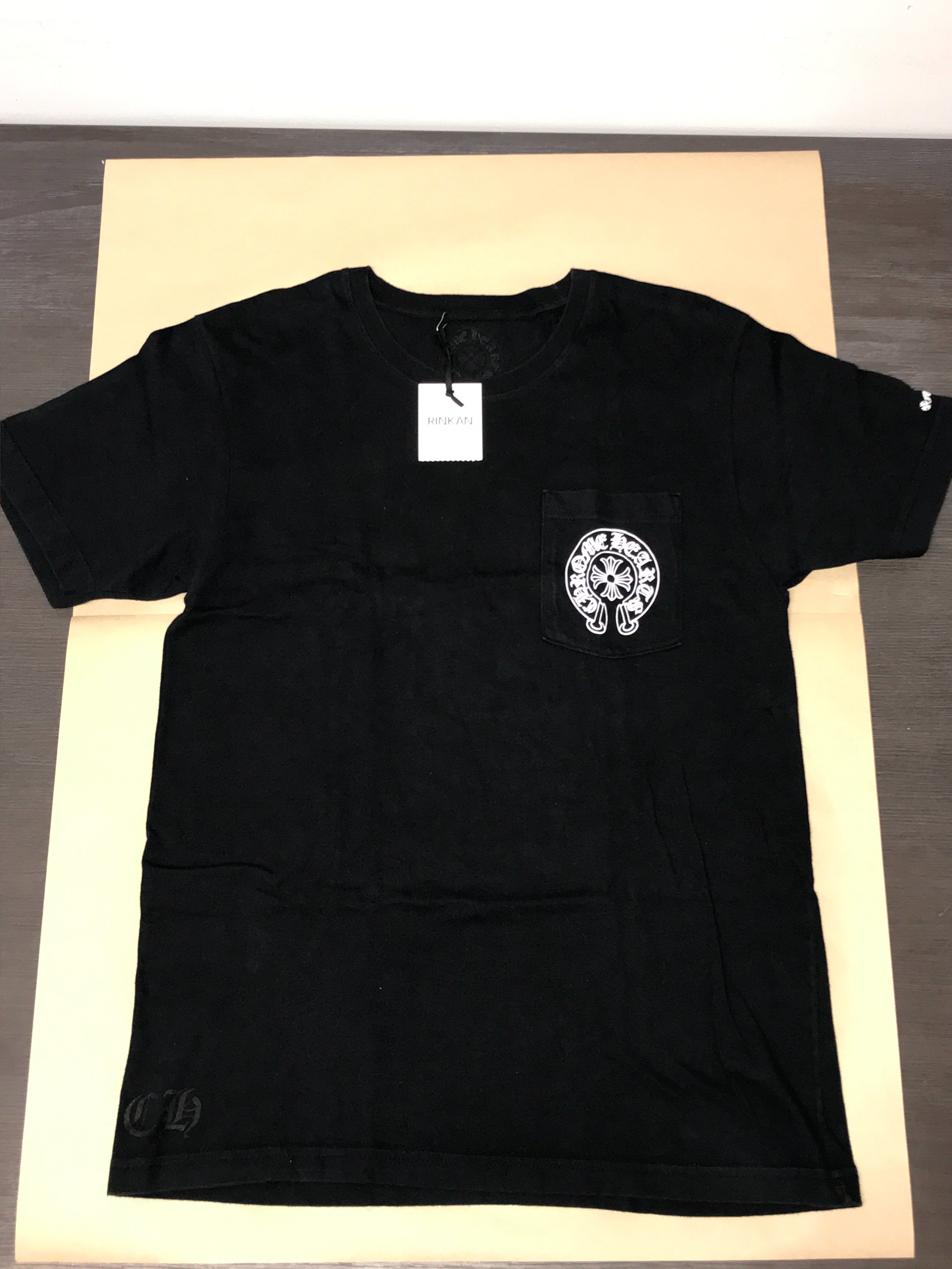 Chrome Hearts Horse Shoe Logo Pocket T-Shirt Fuck You "Black"