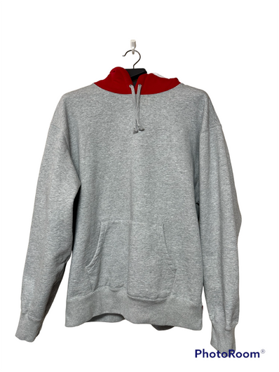 Supreme Contrast Hooded Sweatshirt "Grey"
