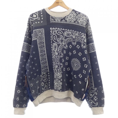 KAPITAL DAMASK PATTERN FLEECE BIG HYNEC SWEAT (VIRGIN MARIA KAPITAL DAMASK PATTERN FLEECE BIG HYNEC SWEAT (VIRGIN MARIA