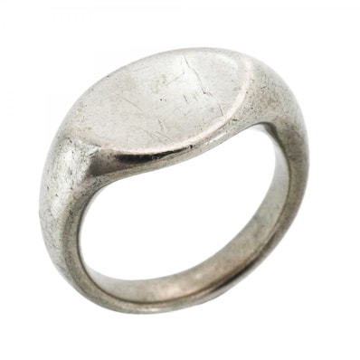 【6jdb0260】ティファニー リング シグネット シルバー925 10号【中古】レディース