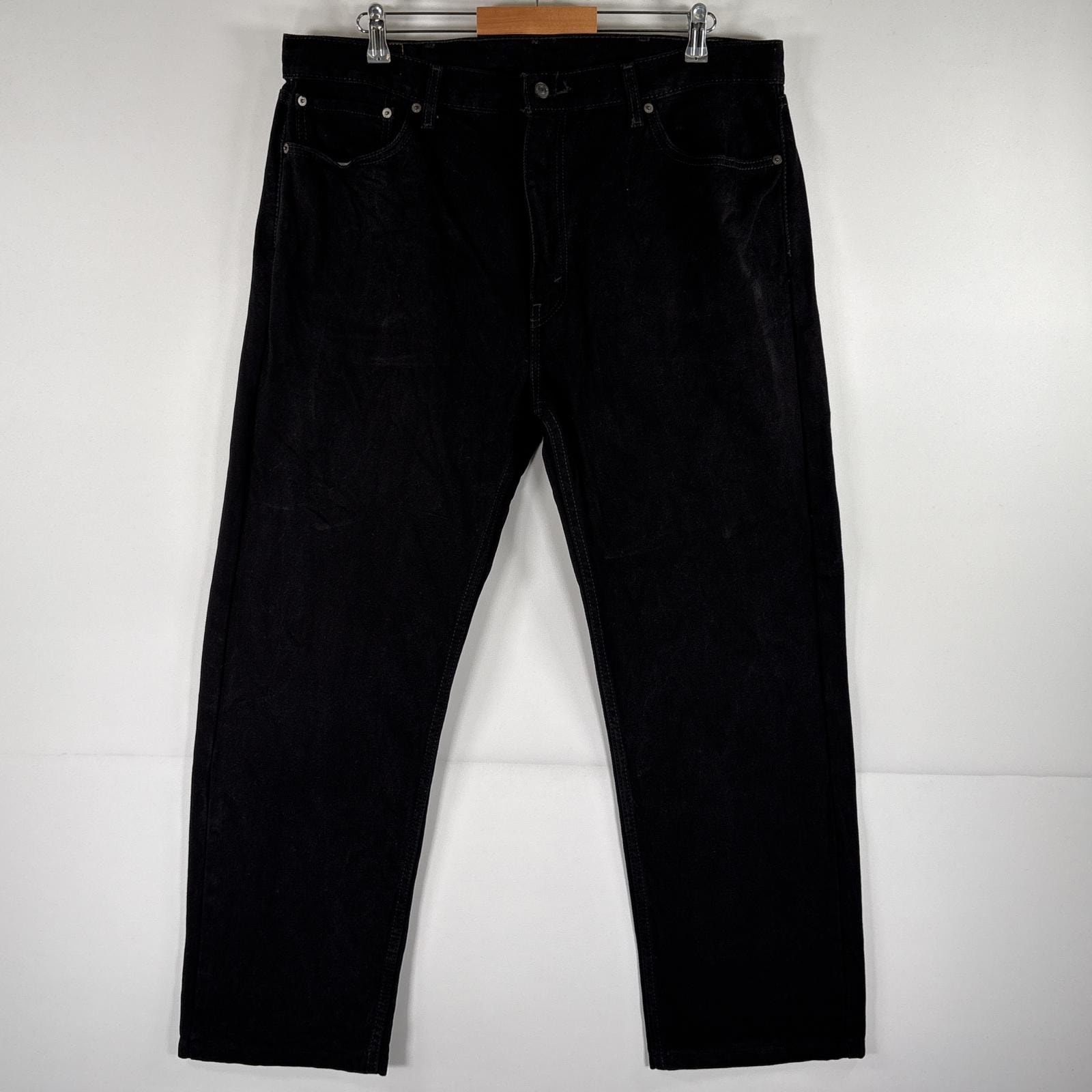 古着 リーバイス Levi's デニムパンツ 505 ストレート ジーパン ジップフライ カラーデニム 大きいサイズ w40 L34 ブラック メンズ