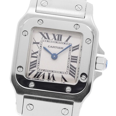 ☆良品 カルティエ サントスガルベ SM W20056D6 レディース 【中古】