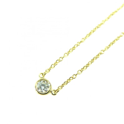 美品 ティファニー ネックレス エルサペレッティ イエローゴールド レディース