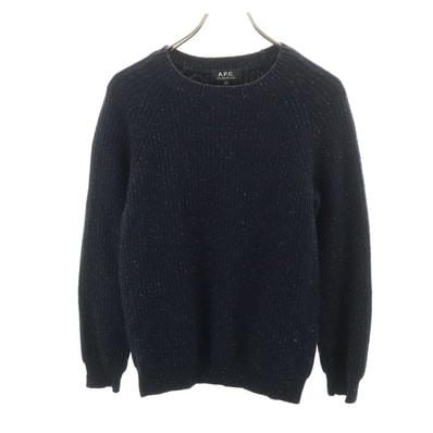 A.P.C. アーペーセー 長袖 セーター S ネイビー ニット