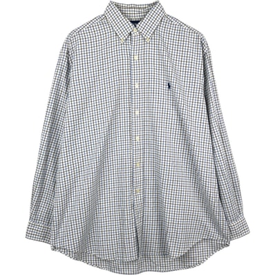 古着 ラルフローレン Ralph Lauren GOLF TILDEN 長袖 ボタンダウンチェックシャツ メンズL相当/eaa666394