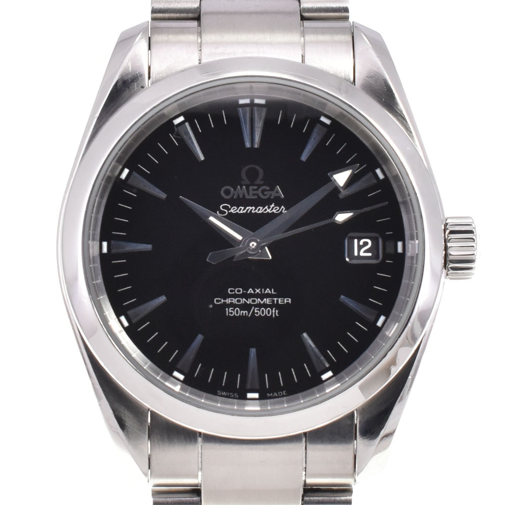 オメガ OMEGA 2504.50 シーマスターアクアテラ デイト CO-AXIAL クロノメーター 自動巻き メンズ 良品 O#145709
