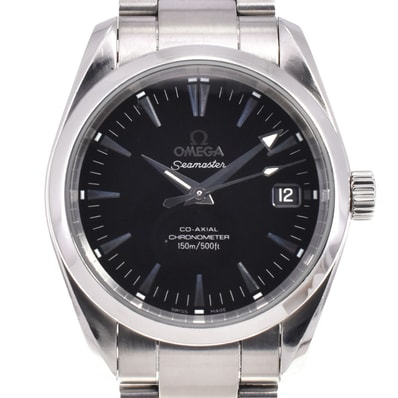 オメガ OMEGA 2504.50 シーマスターアクアテラ デイト CO-AXIAL クロノメーター 自動巻き メンズ 良品 O#145709