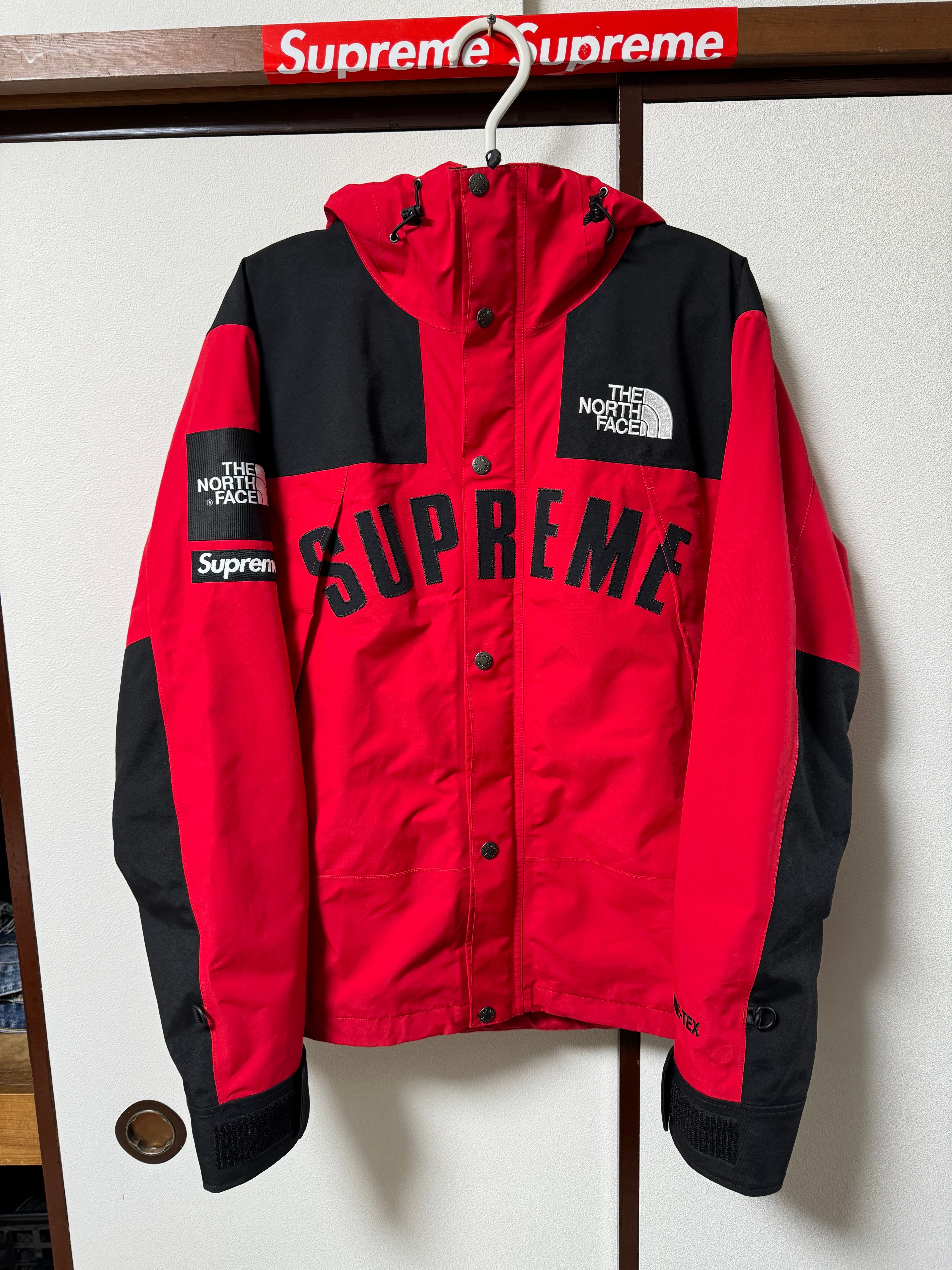 Supreme x The North Face Arc Logo Mountain Parka "Red"