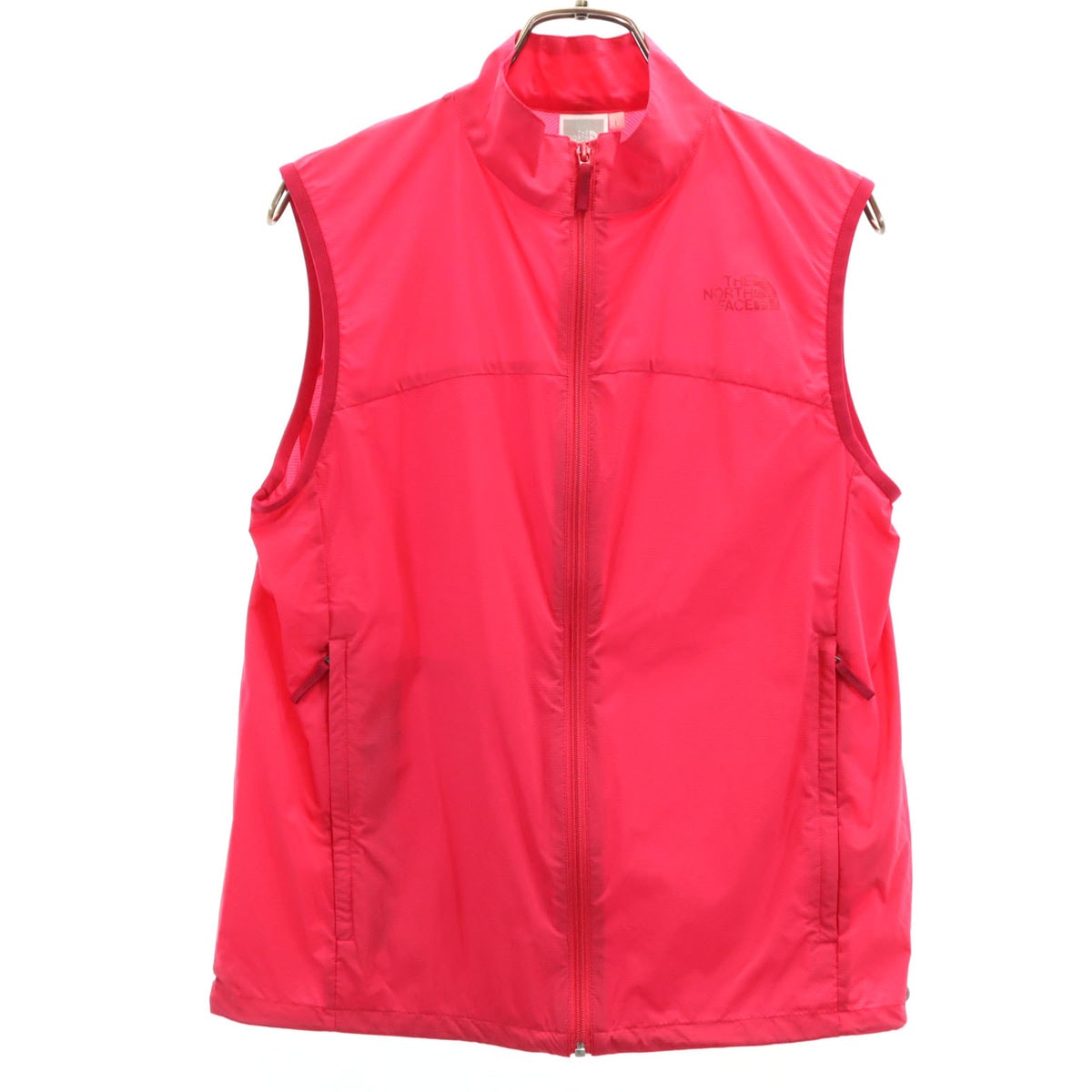 美品 THE NORTH FACE ノースフェイス ベスト L ショッキングピンク NPW21421 アウトドア