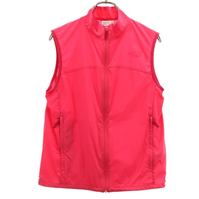 美品 THE NORTH FACE ノースフェイス ベスト L ショッキングピンク NPW21421 アウトドア