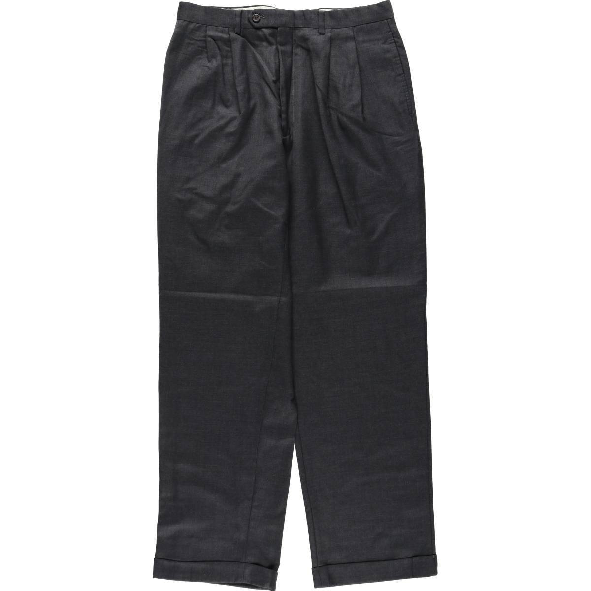 古着 ラルフローレン Ralph Lauren LAUREN ローレン カシミア混 ツータック ウールパンツ スラックス メンズw34相当/eaa634041