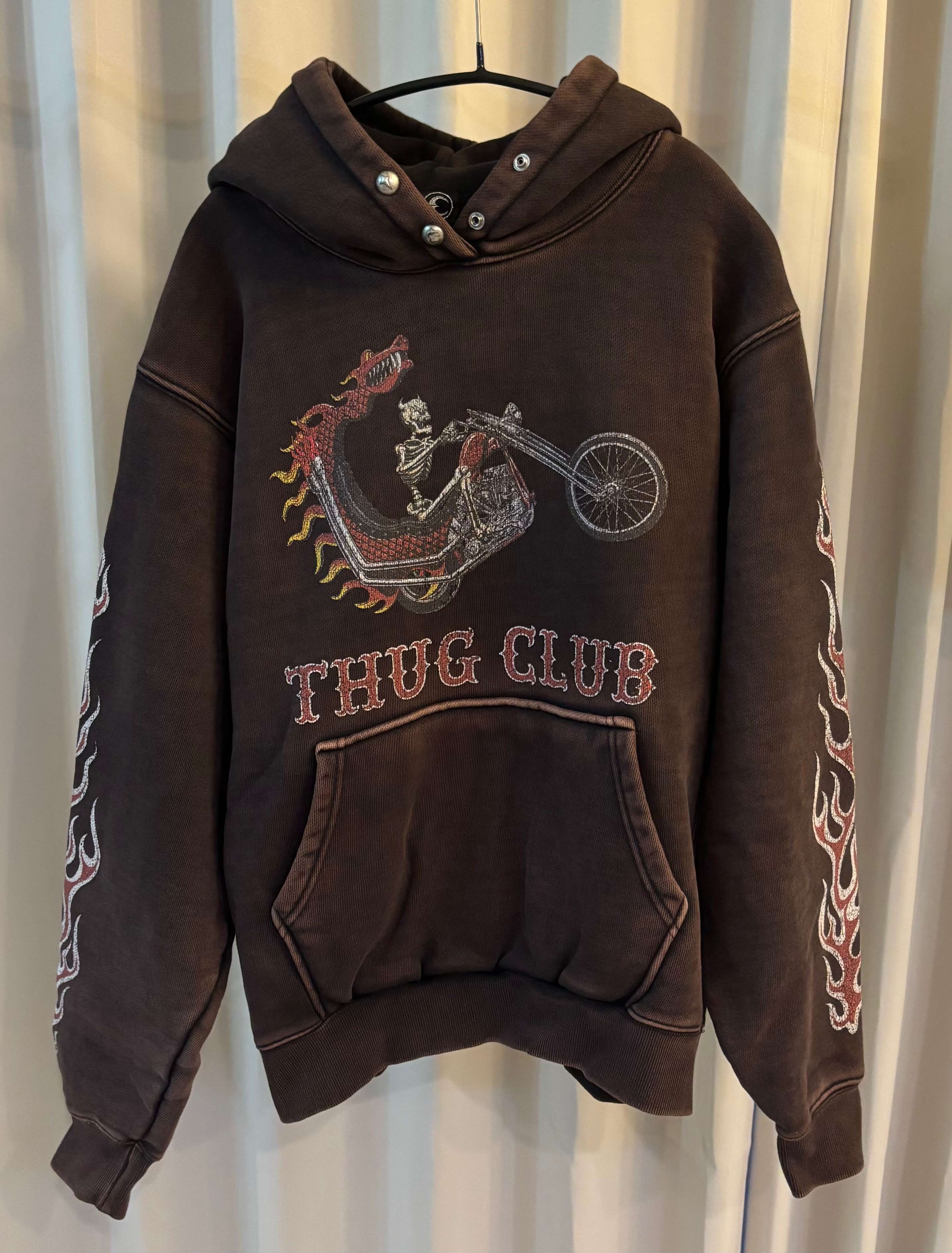 THUG CLUB Dragon Chopper Hoodie "Black"