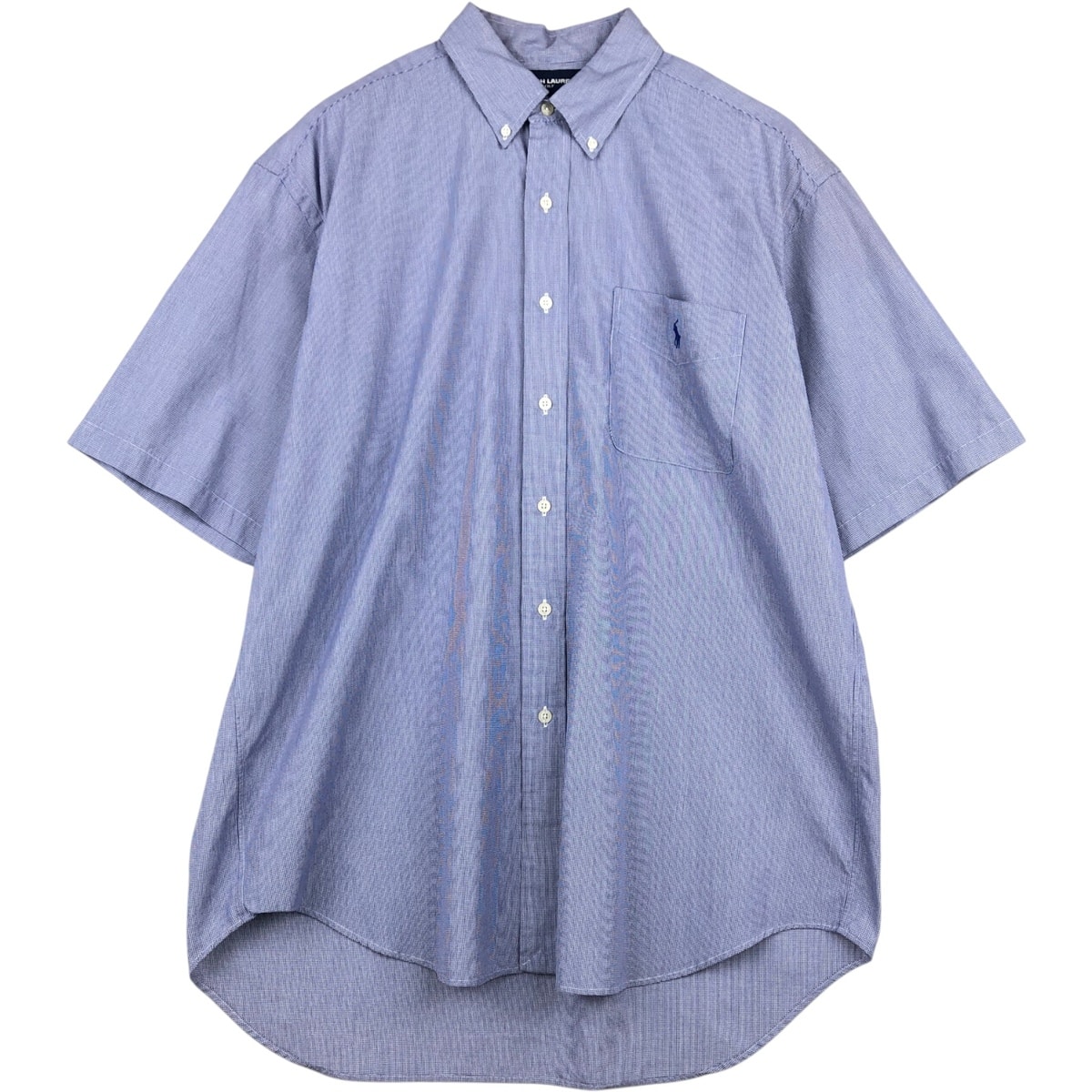 古着 ラルフローレン Ralph Lauren GOLF ポロゴルフ TILDEN 半袖 ボタンダウン チェックシャツ メンズL相当/eaa655852