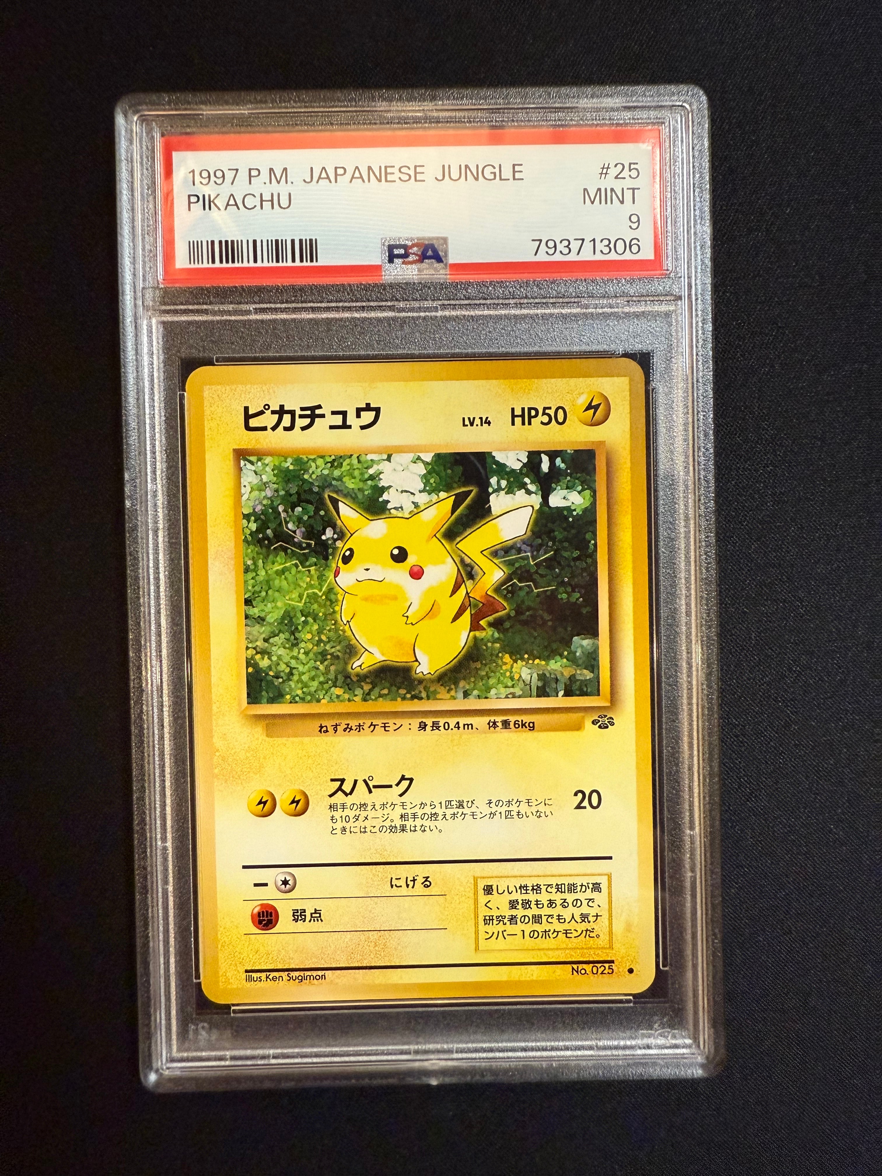 ピカチュウ ● : 旧裏 [PMCG2 No.025](拡張パック「ポケモンジャングル」)